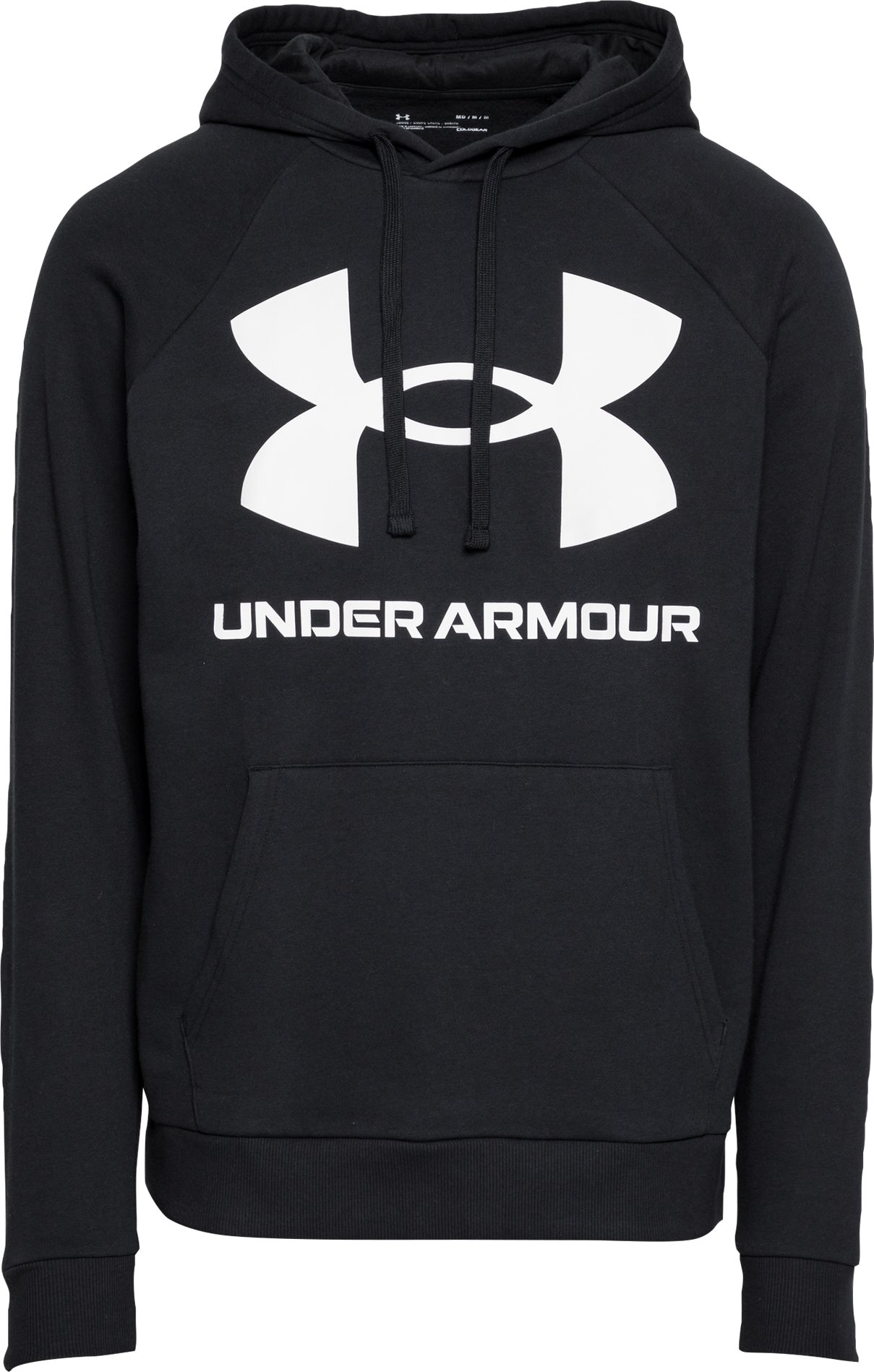 UNDER ARMOUR Sportovní mikina černá / bílá