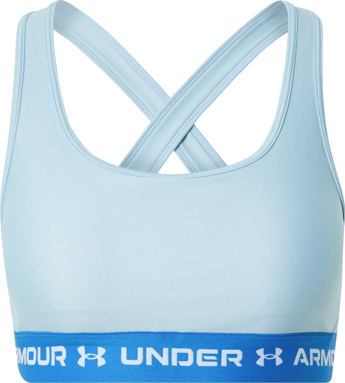 UNDER ARMOUR Sportovní podprsenka modrá / světlemodrá / bílá