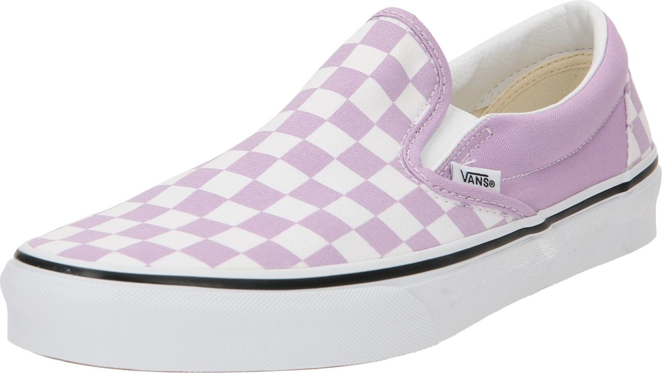 VANS Slip on boty pastelová fialová / černá / bílá