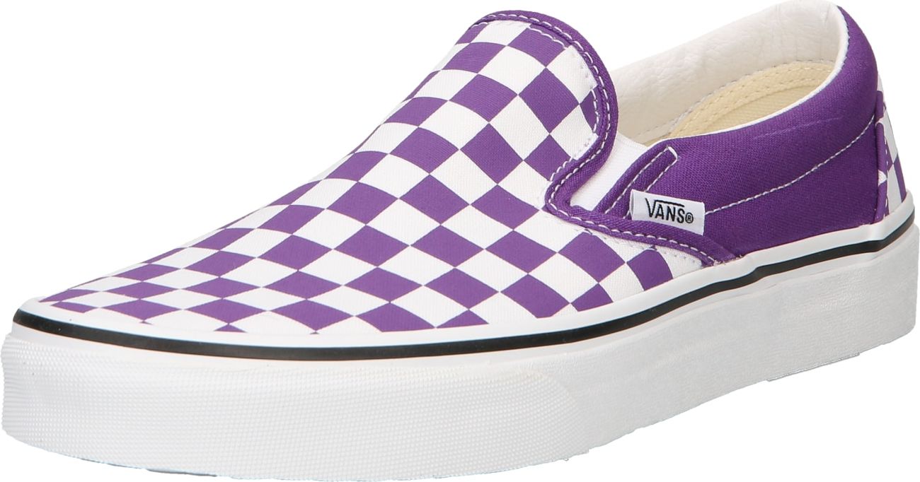 VANS Slip on boty tmavě fialová / bílá