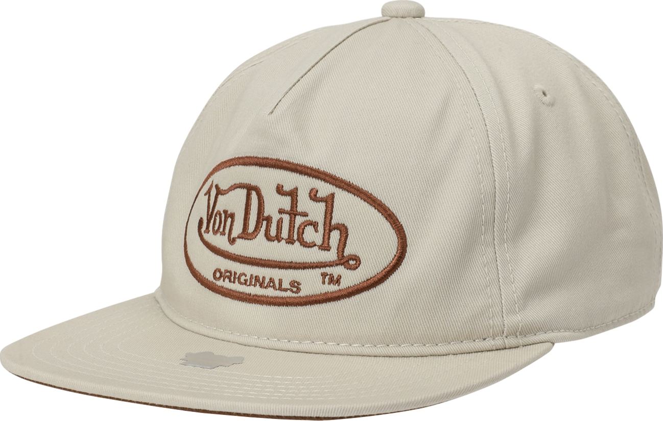 Von Dutch Originals Čepice 'UTICA' režná / hnědá