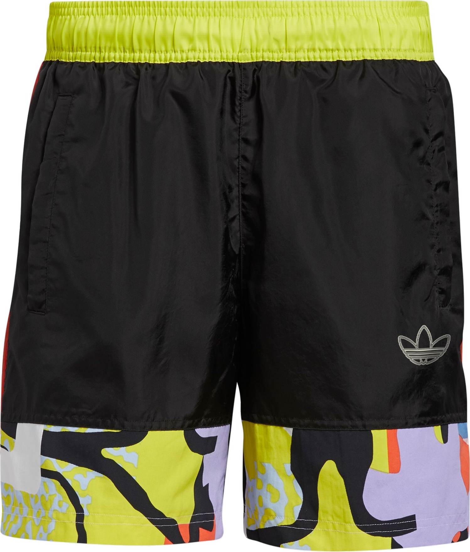 ADIDAS ORIGINALS Kalhoty světlemodrá / citronová / světle fialová / růžová / černá