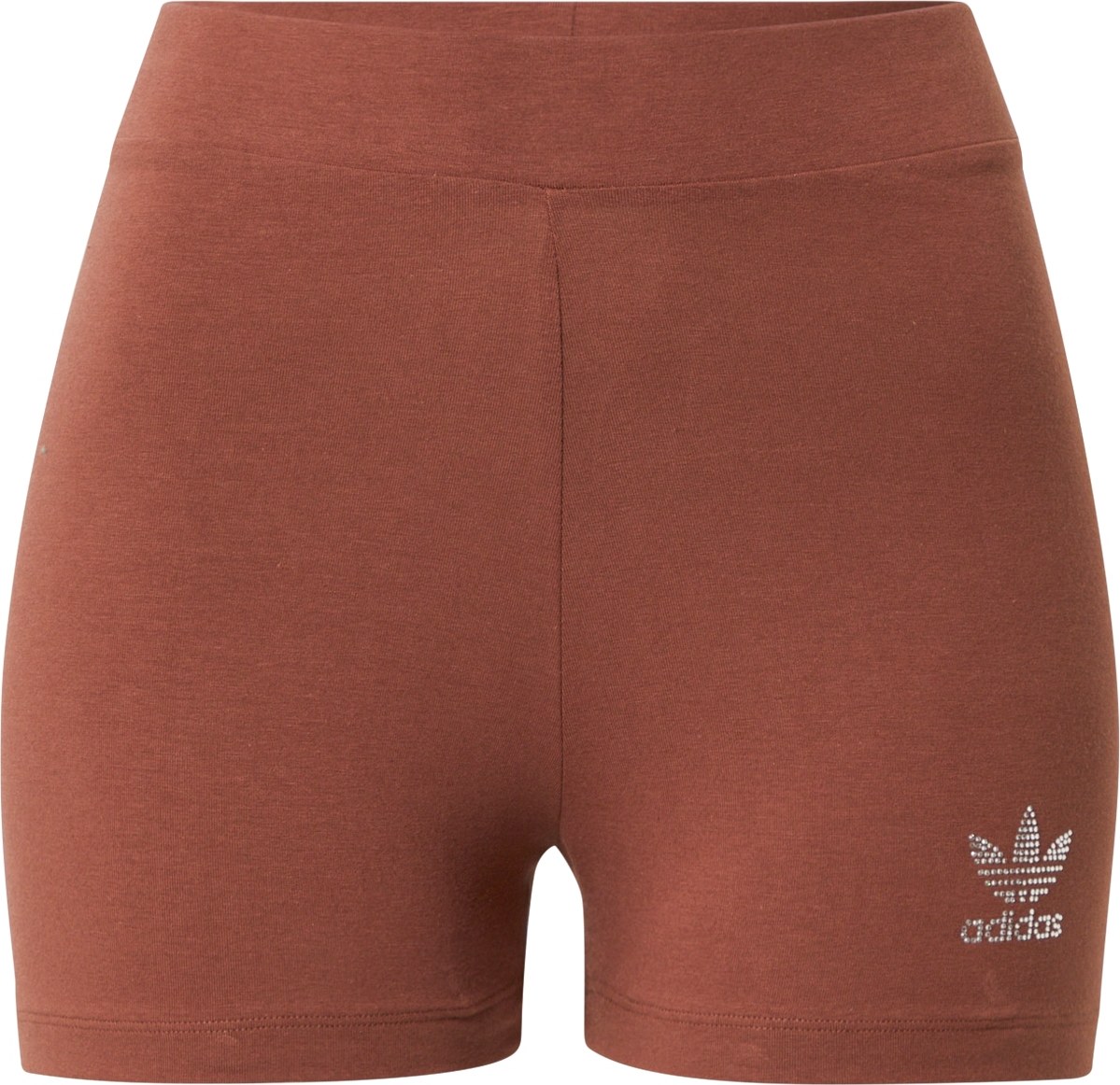 ADIDAS ORIGINALS Legíny hnědá / stříbrná