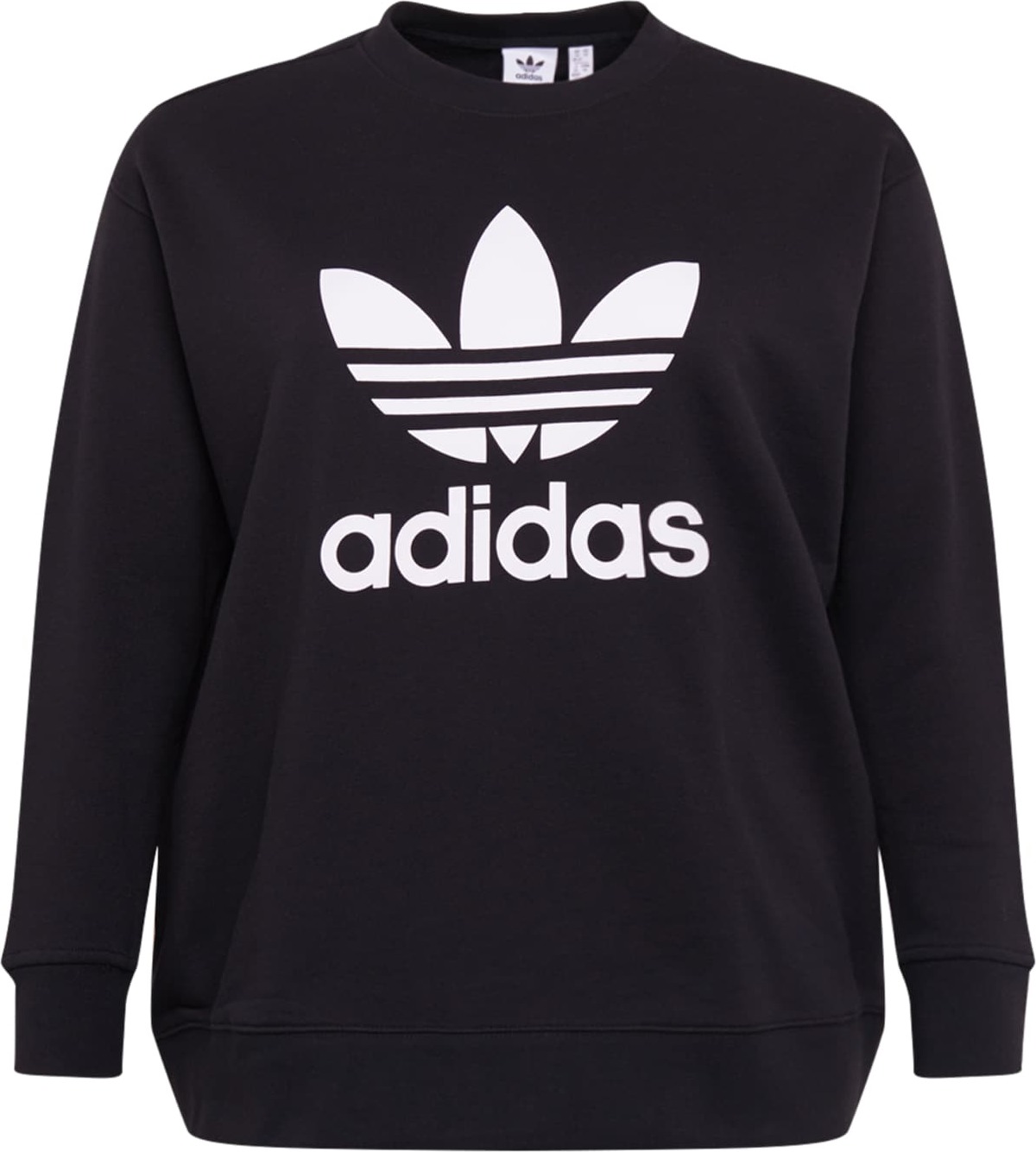 ADIDAS ORIGINALS Mikina černá / bílá