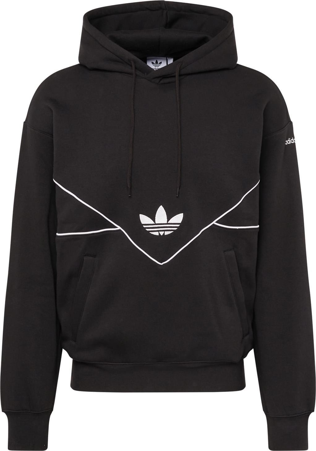 ADIDAS ORIGINALS Mikina černá / bílá