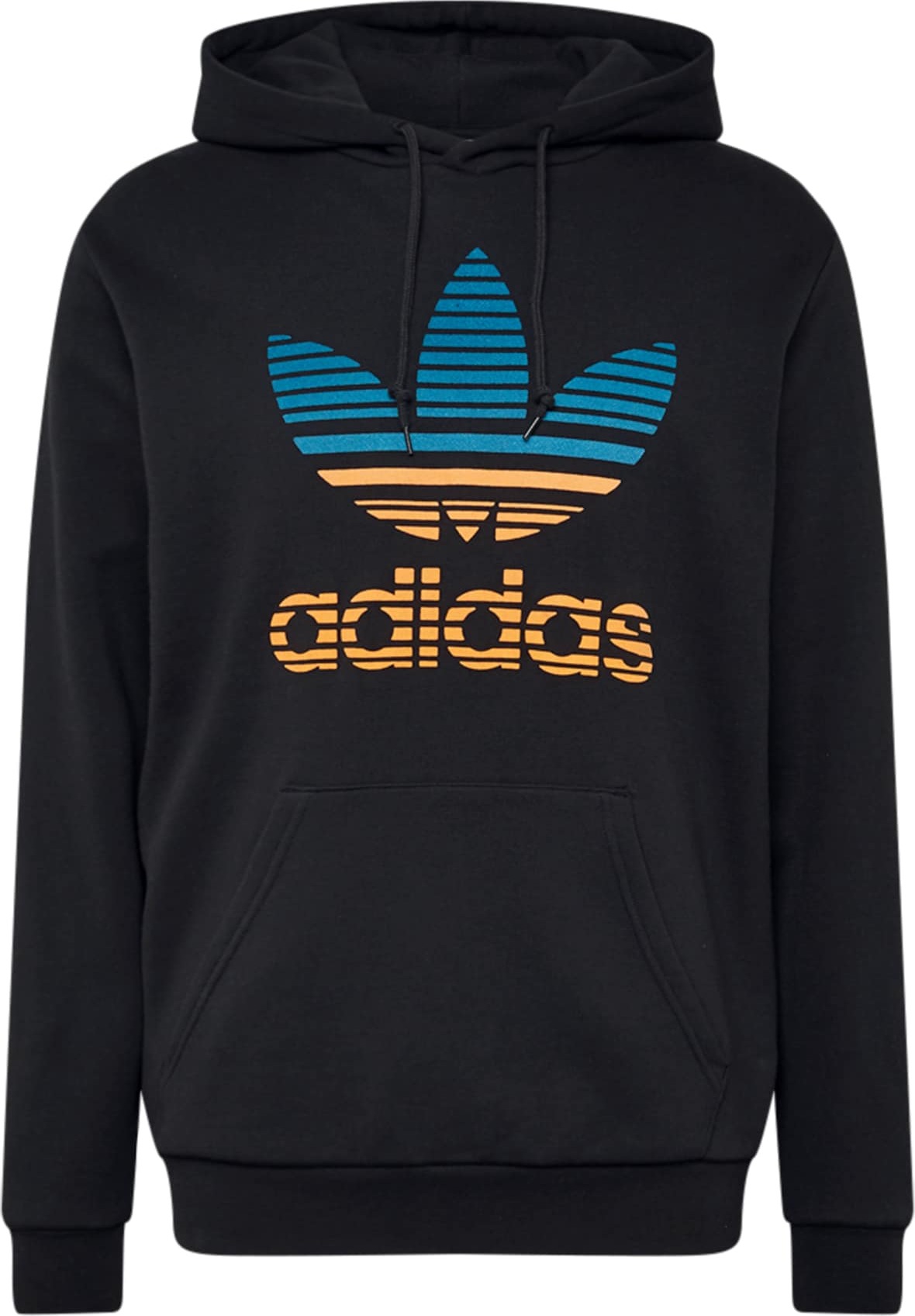 ADIDAS ORIGINALS Mikina modrá / oranžová / černá