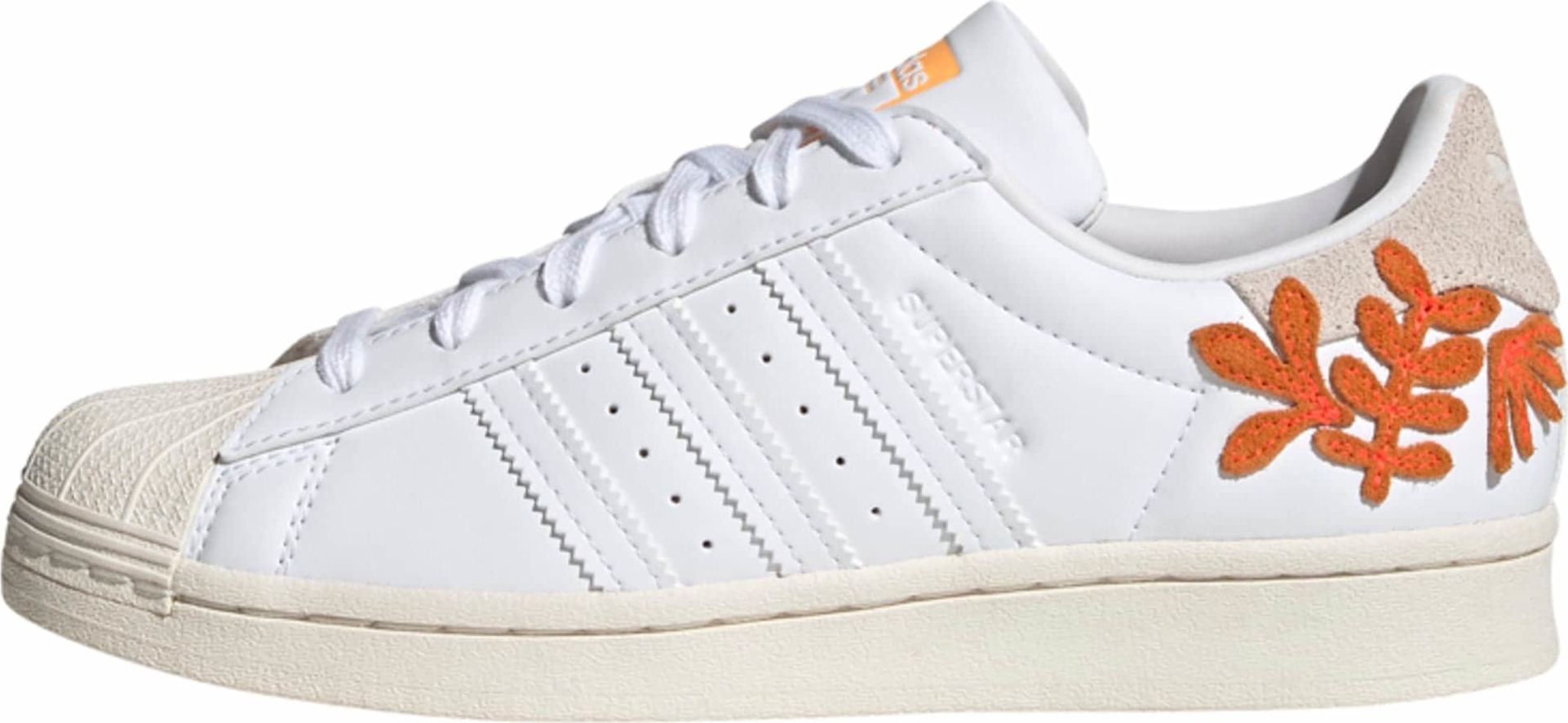 ADIDAS ORIGINALS Tenisky ' Superstar ' béžová / oranžová / bílá