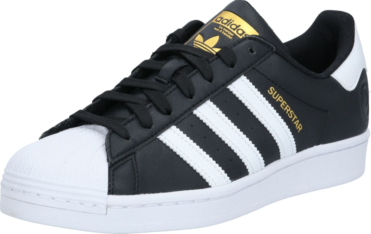 ADIDAS ORIGINALS Tenisky 'Superstar' zlatá / černá / bílá