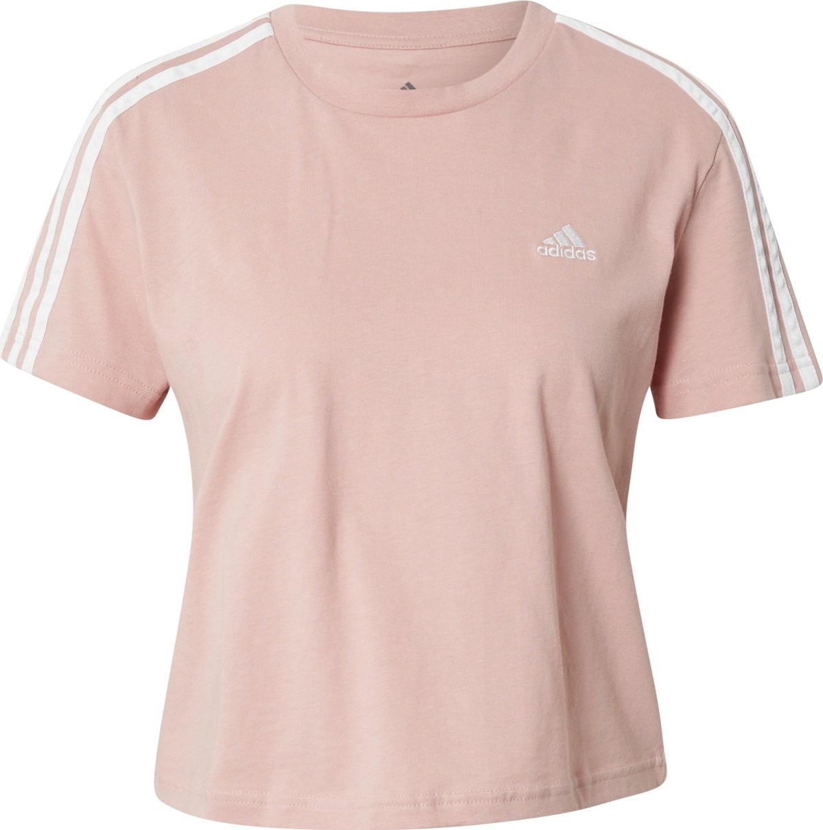 ADIDAS SPORTSWEAR Funkční tričko pastelově růžová / bílá