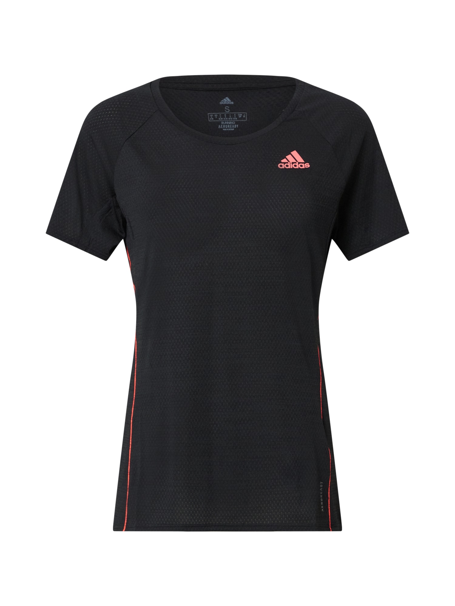 ADIDAS SPORTSWEAR Funkční tričko 'Runner' šedá / růžová / černá