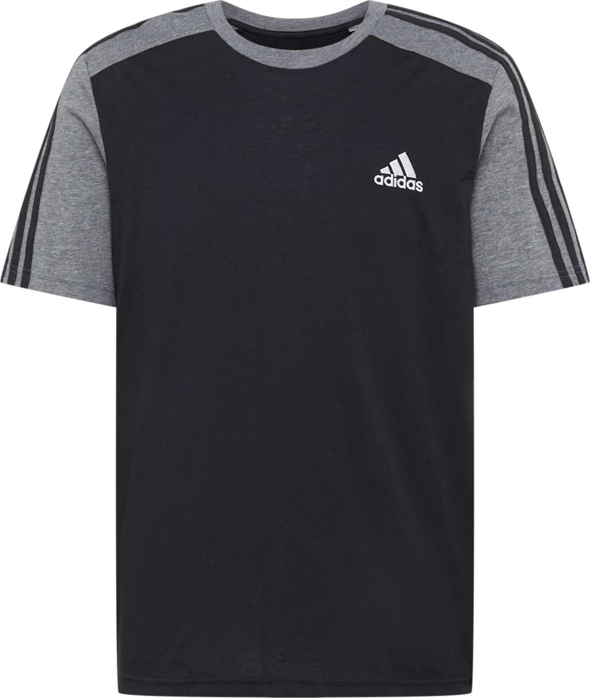 ADIDAS SPORTSWEAR Funkční tričko šedý melír / černá / bílá