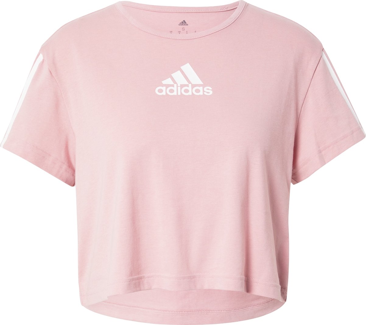 ADIDAS SPORTSWEAR Funkční tričko světle růžová / bílá