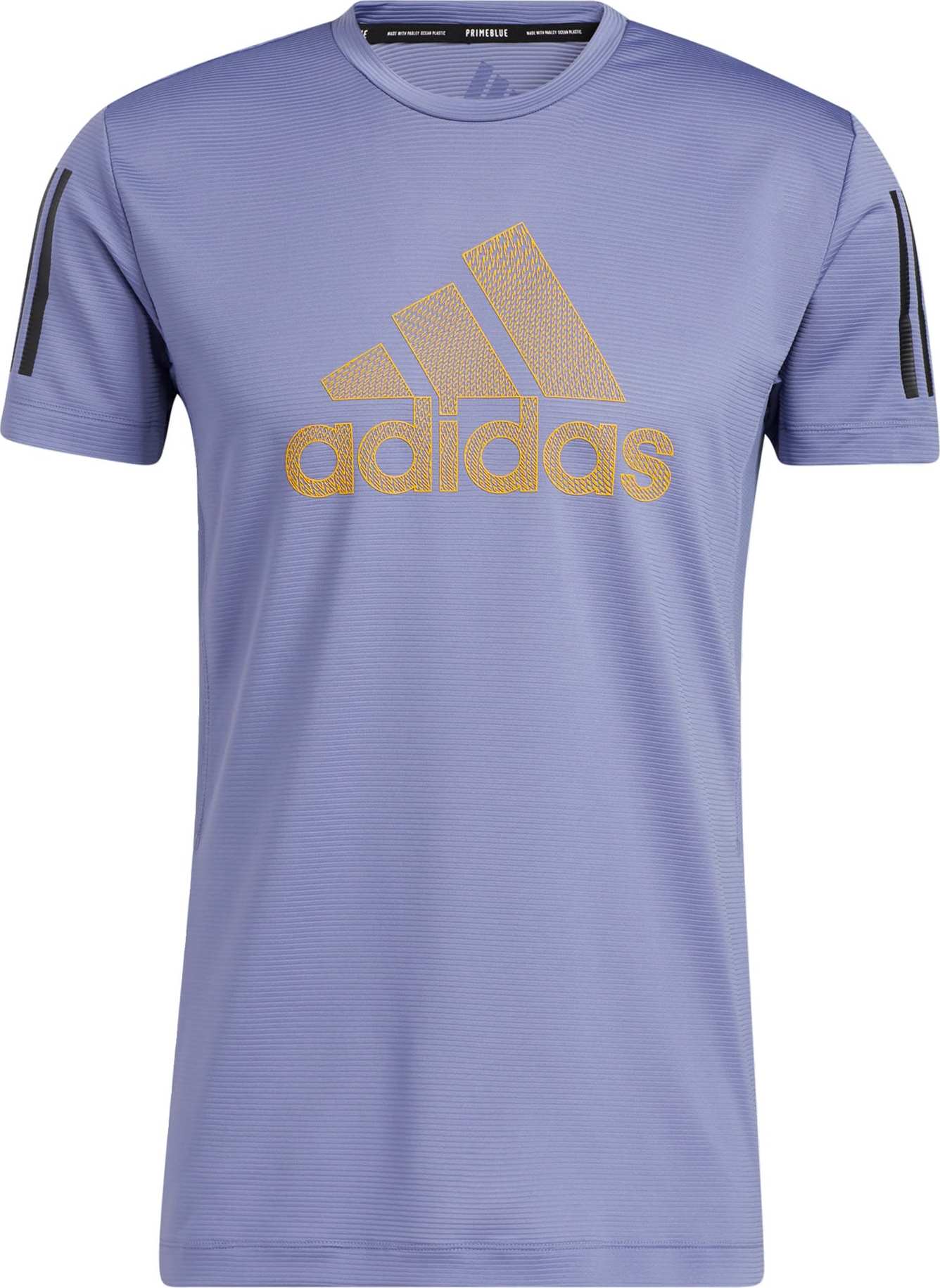 ADIDAS SPORTSWEAR Funkční tričko 'Warrior' zlatě žlutá / světle fialová / černá