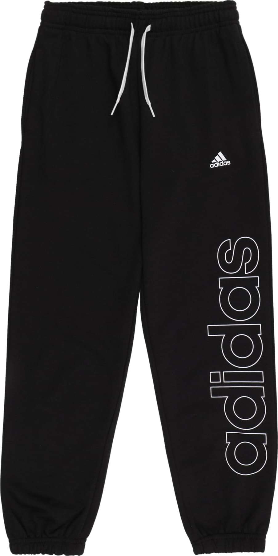 ADIDAS SPORTSWEAR Sportovní kalhoty černá / bílá