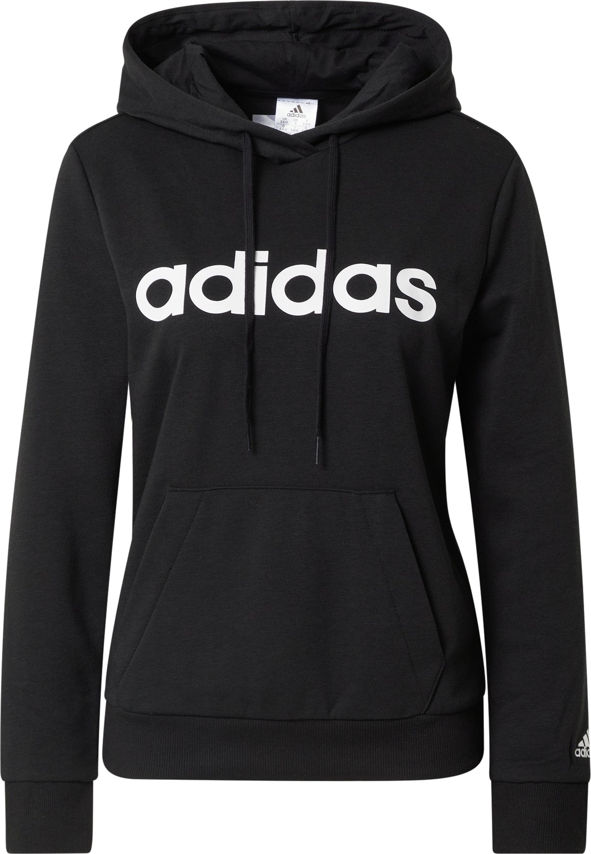 ADIDAS SPORTSWEAR Sportovní mikina černá / bílá