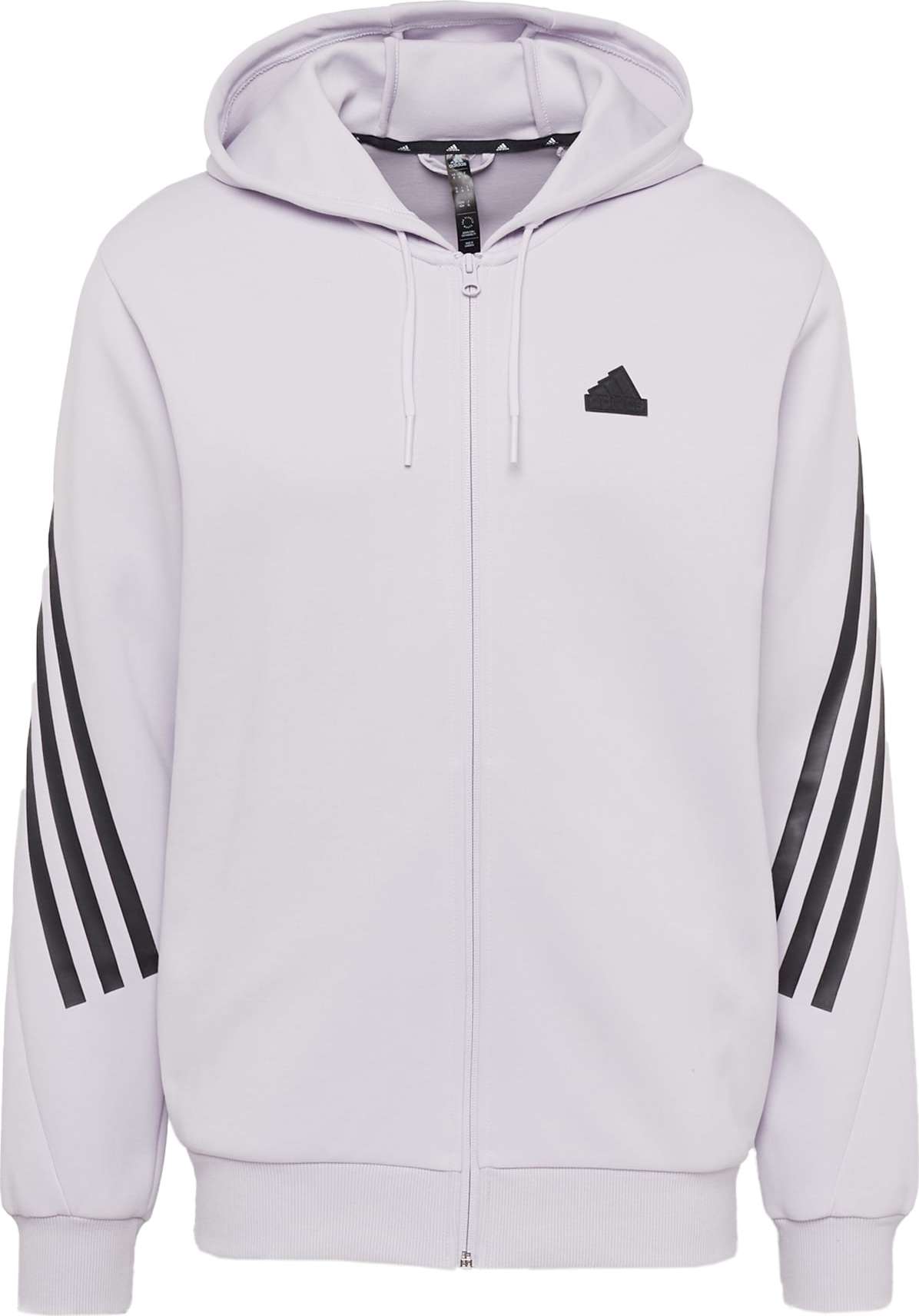 ADIDAS SPORTSWEAR Sportovní mikina pastelová fialová / černá