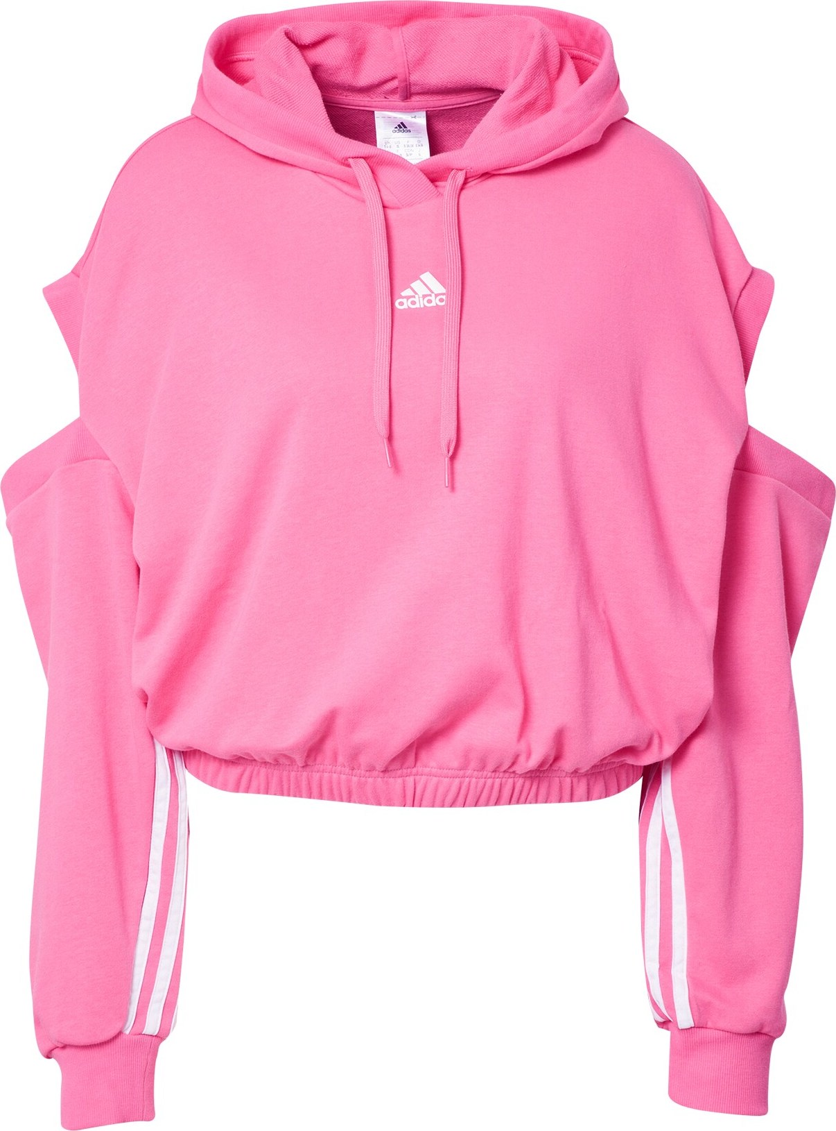 ADIDAS SPORTSWEAR Sportovní mikina pink / bílá