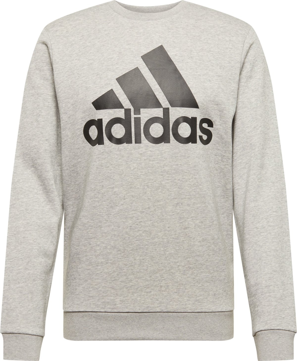 ADIDAS SPORTSWEAR Sportovní mikina světle šedá / černá