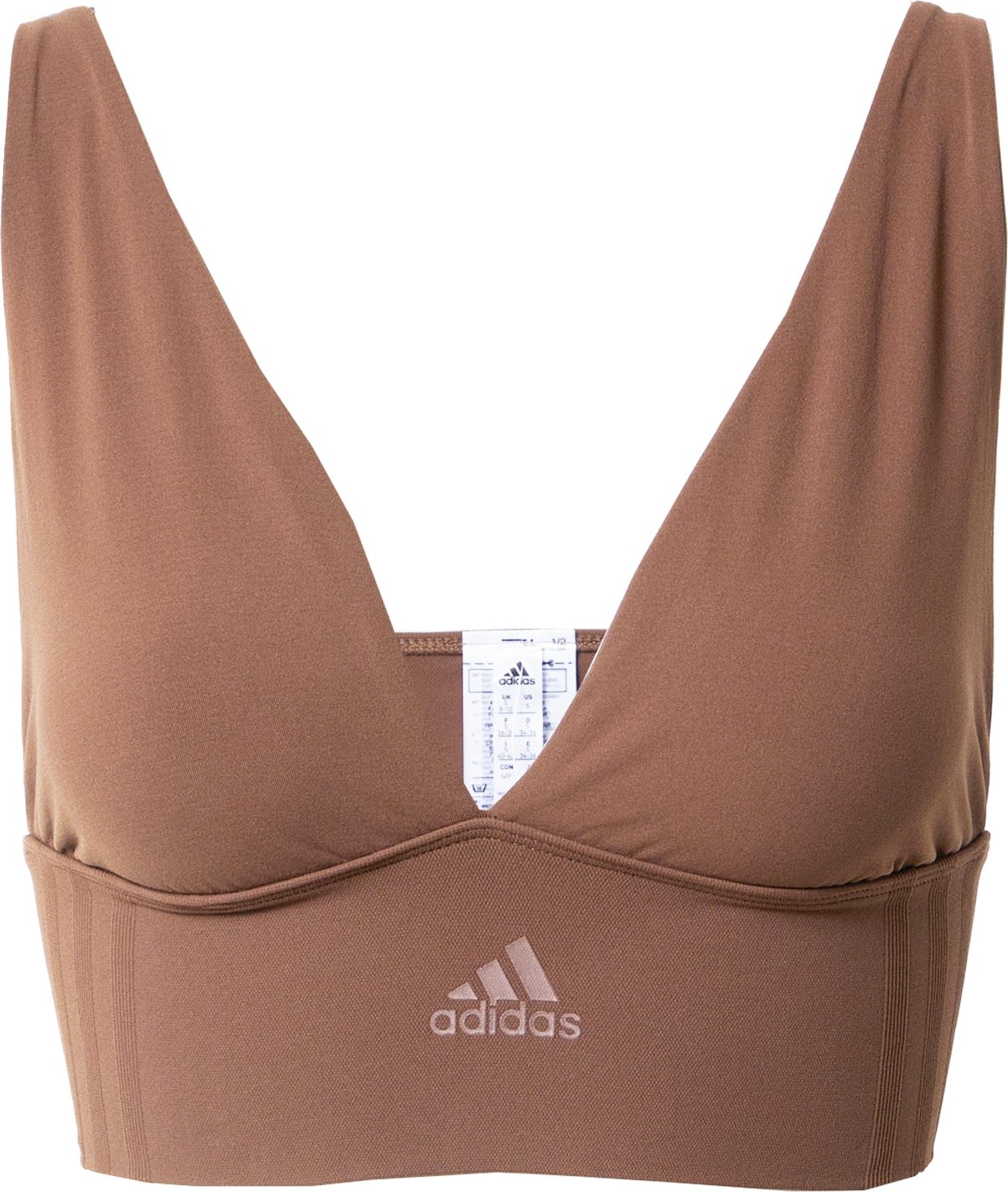 ADIDAS SPORTSWEAR Sportovní podprsenka hnědá / růže