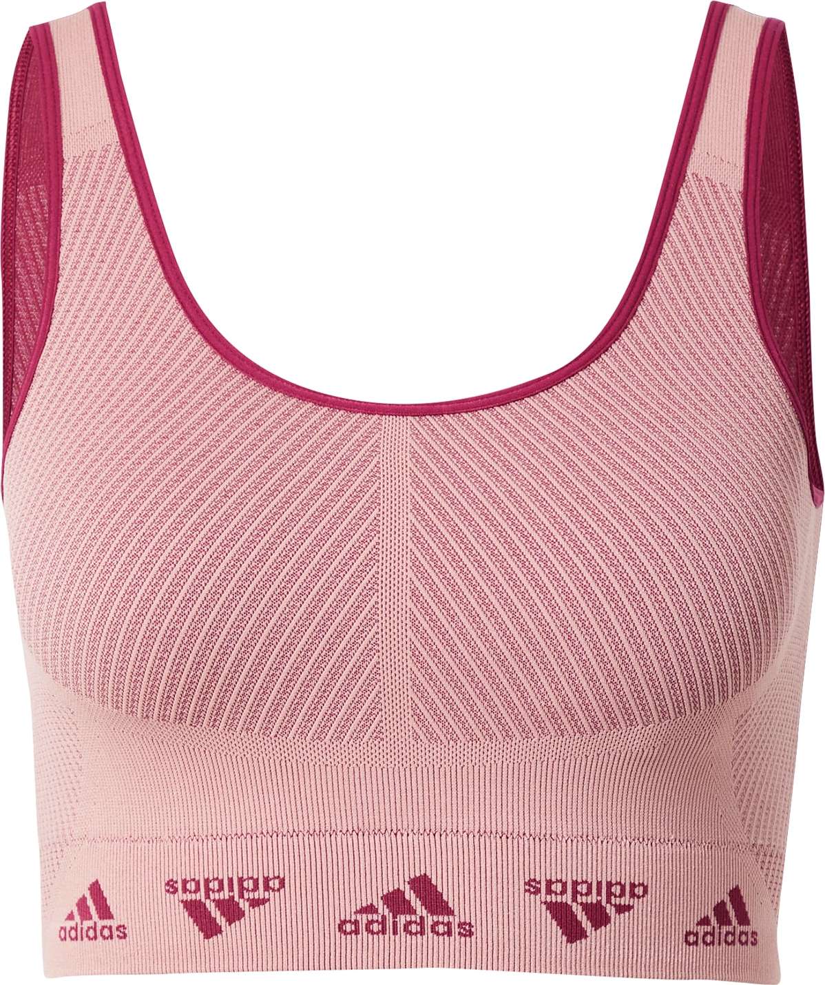 ADIDAS SPORTSWEAR Sportovní podprsenka růžová / eosin