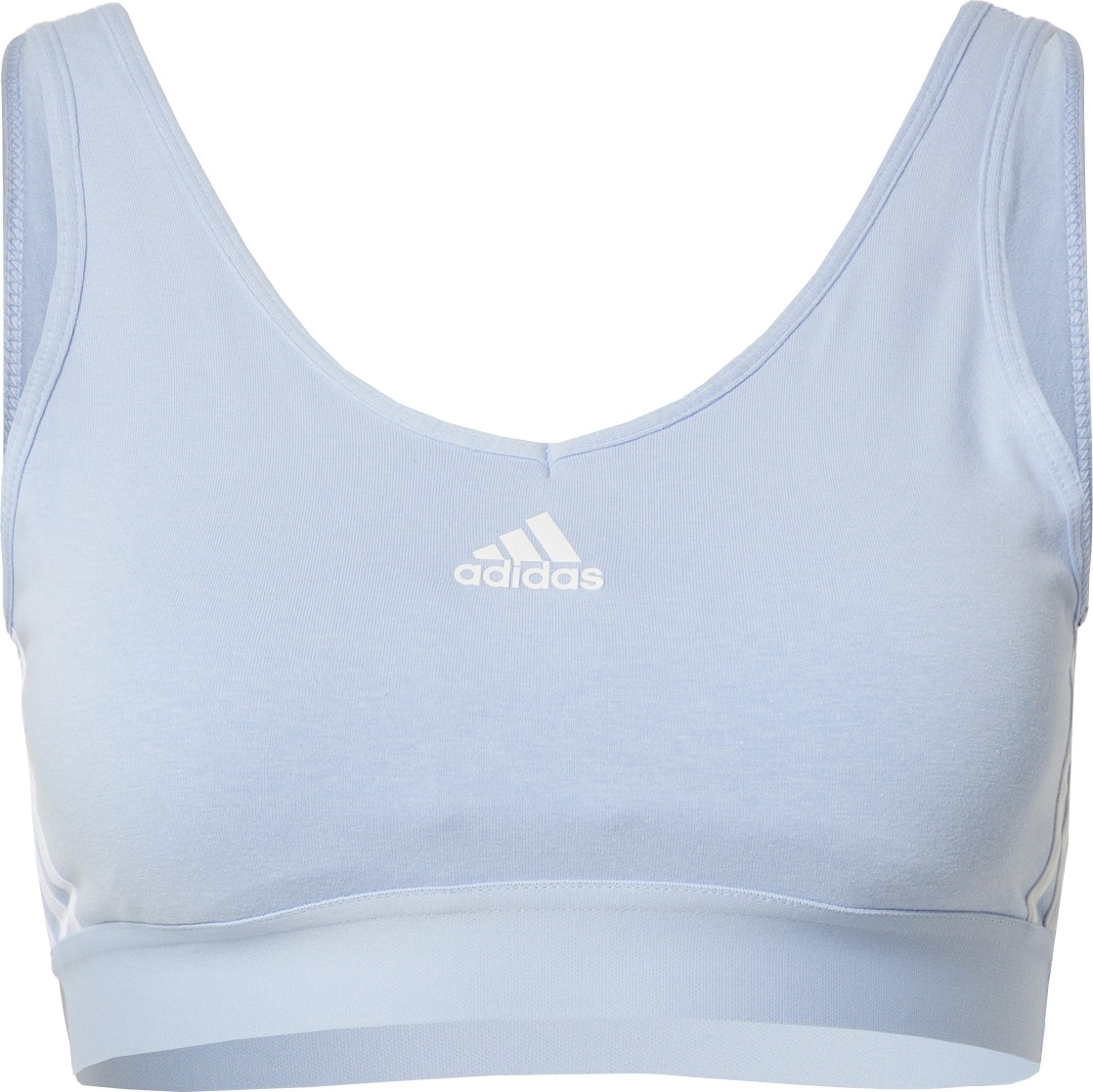 ADIDAS SPORTSWEAR Sportovní podprsenka světlemodrá / bílá