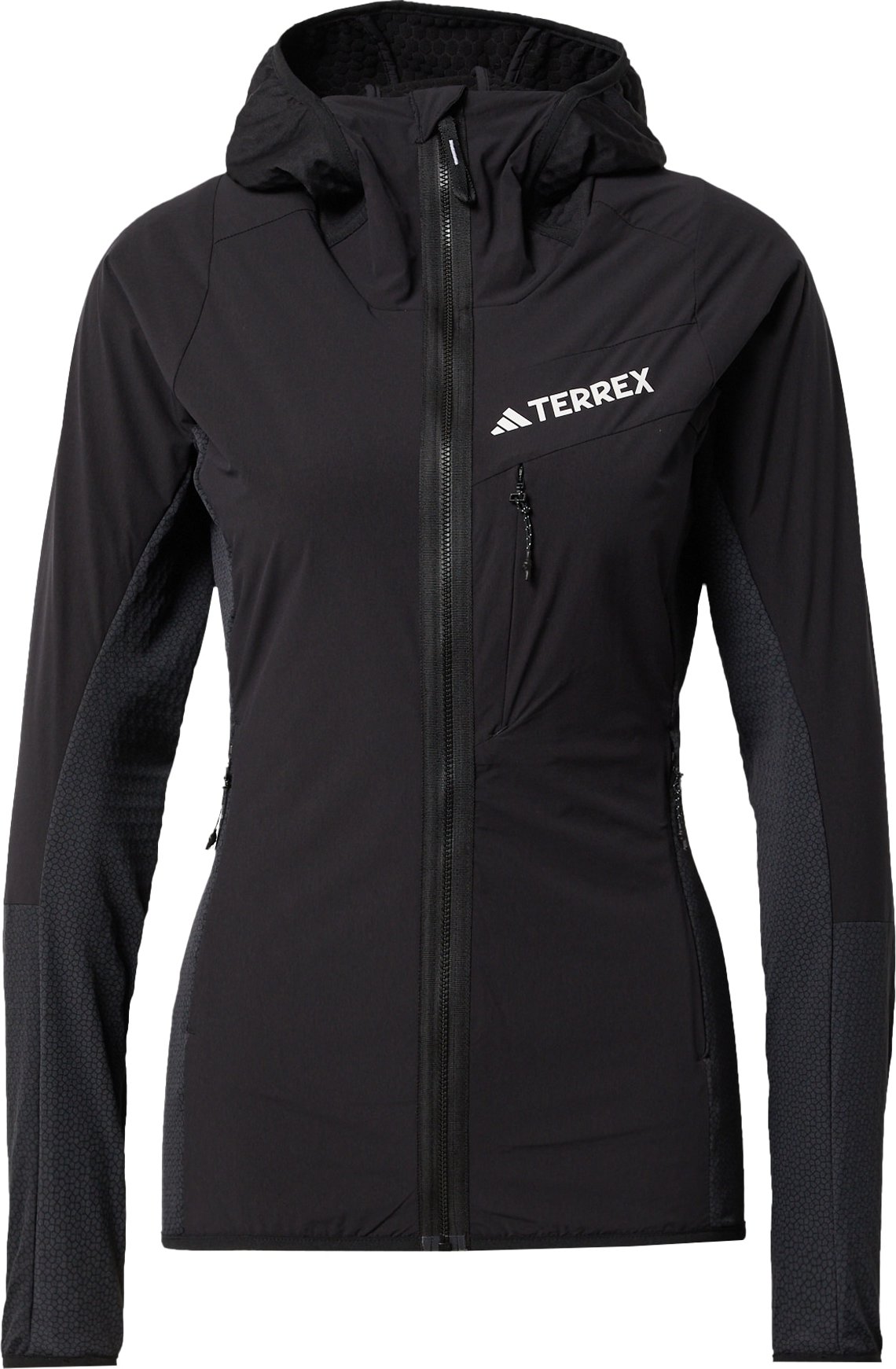 ADIDAS TERREX Outdoorová bunda antracitová / černá / bílá