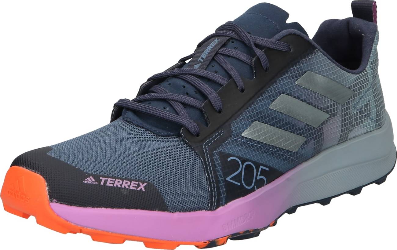 ADIDAS TERREX Sportovní boty 'Speed Flow' kouřově modrá / noční modrá / stříbrně šedá