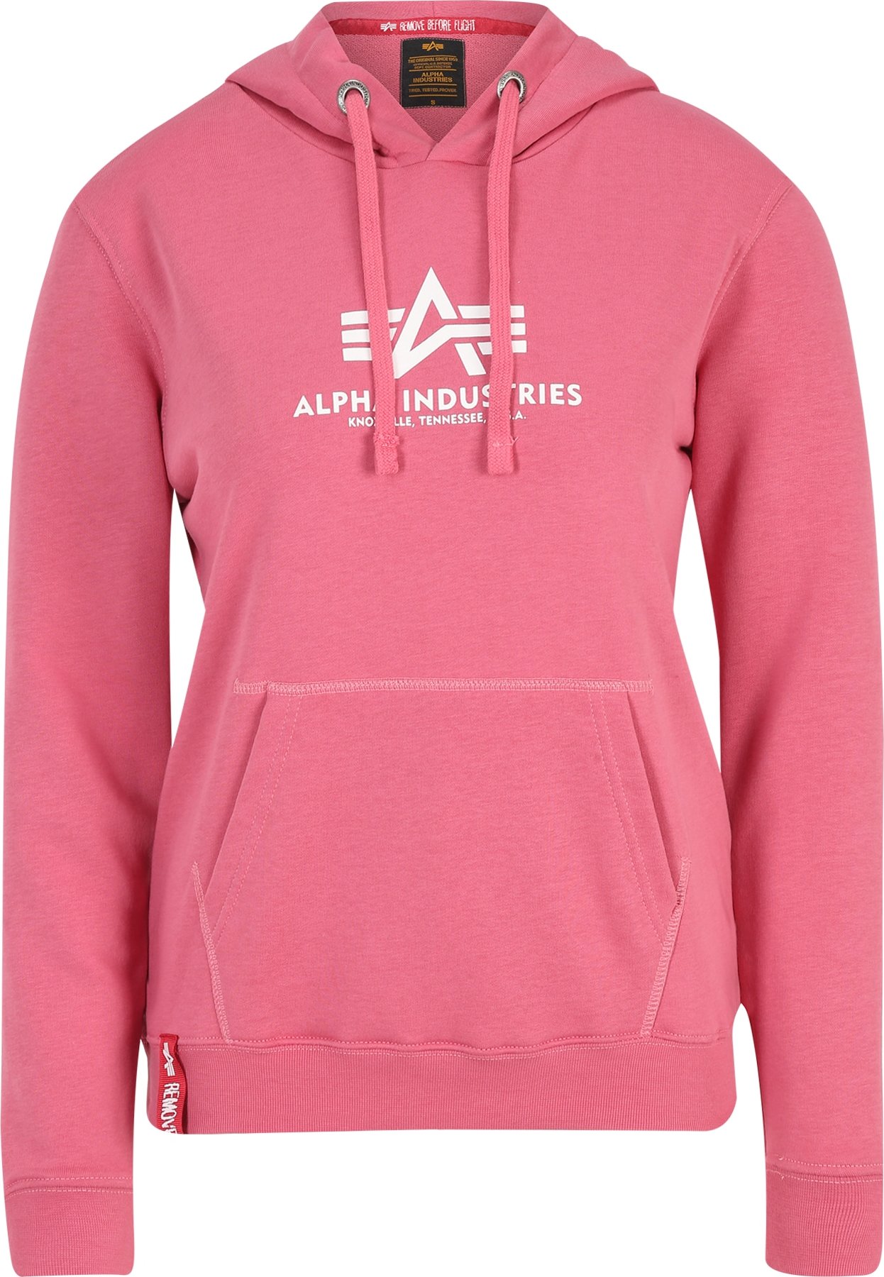 ALPHA INDUSTRIES Mikina pink / bílá