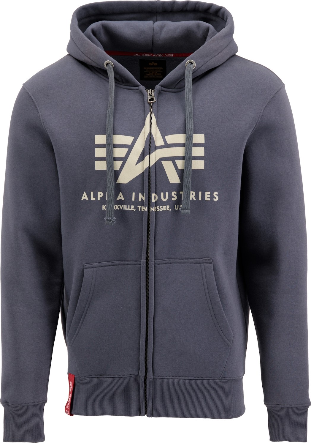 ALPHA INDUSTRIES Mikina béžová / šedá