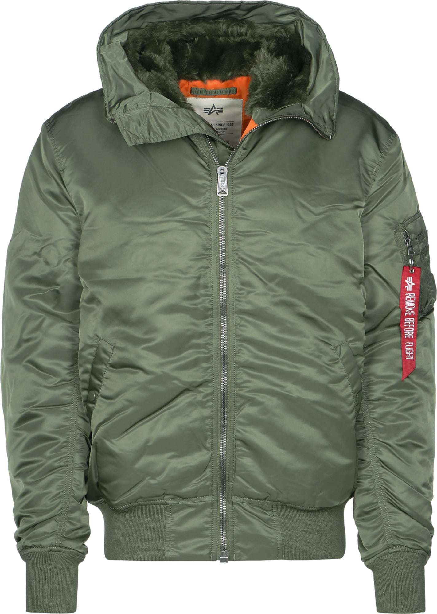 ALPHA INDUSTRIES Přechodná bunda 'MA-1 W.O.' olivová