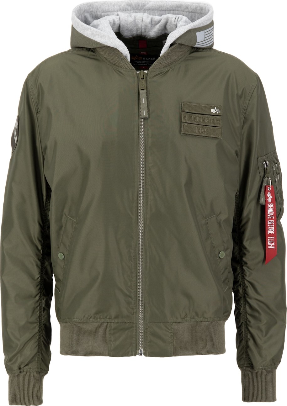 ALPHA INDUSTRIES Přechodná bunda olivová