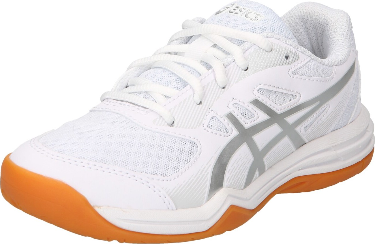 ASICS Sportovní boty 'Upcourt 5 GS' stříbrná / bílá