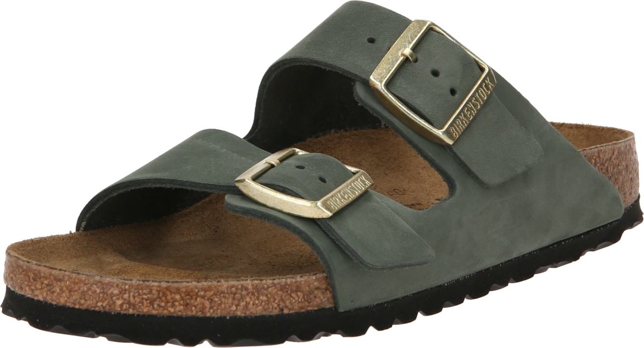 BIRKENSTOCK Pantofle 'Thyme' khaki