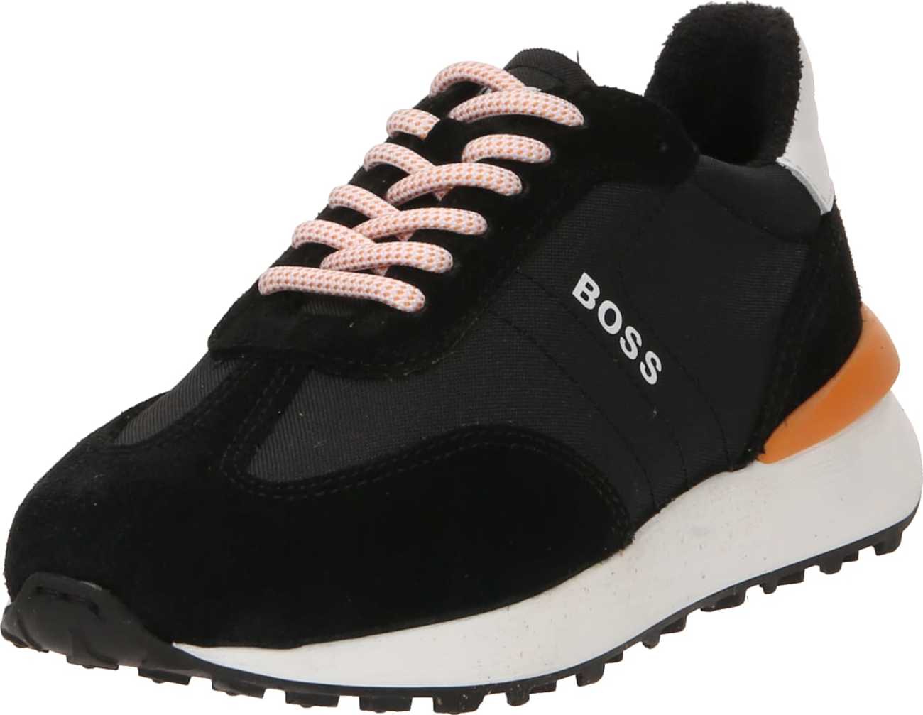 BOSS Kidswear Tenisky oranžová / černá / offwhite