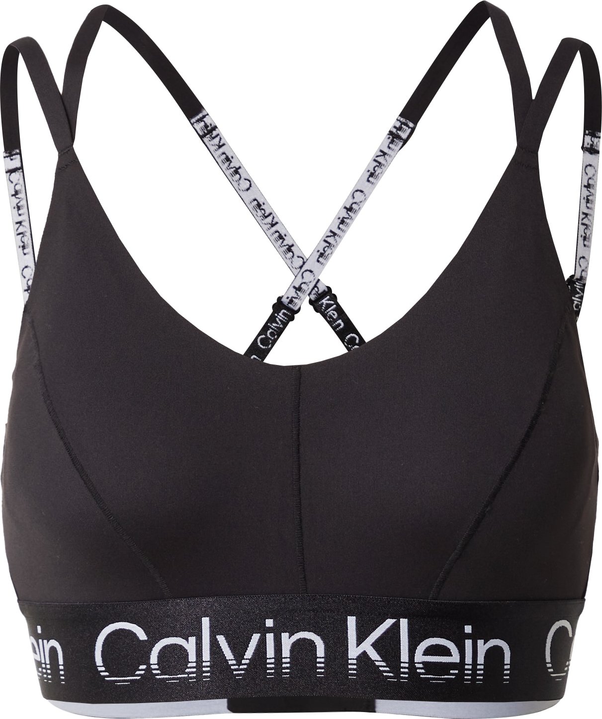 Calvin Klein Sport Podprsenka černá / bílá