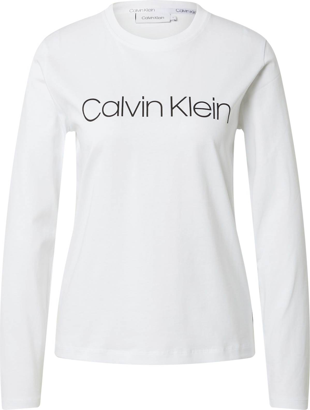 Calvin Klein Tričko černá / bílá