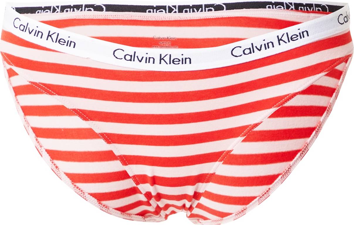 Calvin Klein Underwear Kalhotky 'Carousel' pitaya / černá / bílá