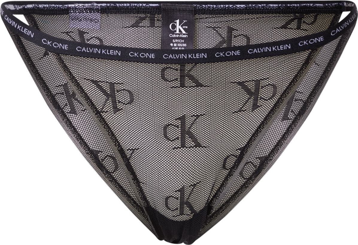 Calvin Klein Underwear Kalhotky černá / bílá