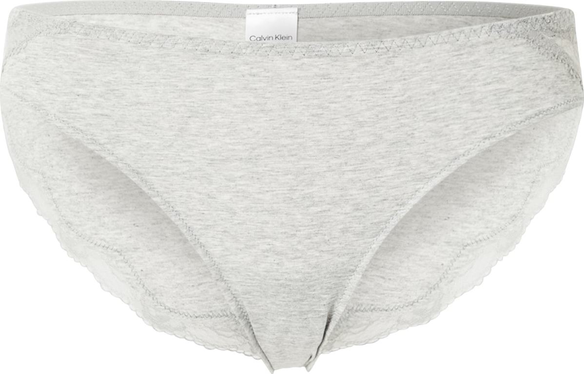 Calvin Klein Underwear Kalhotky šedý melír