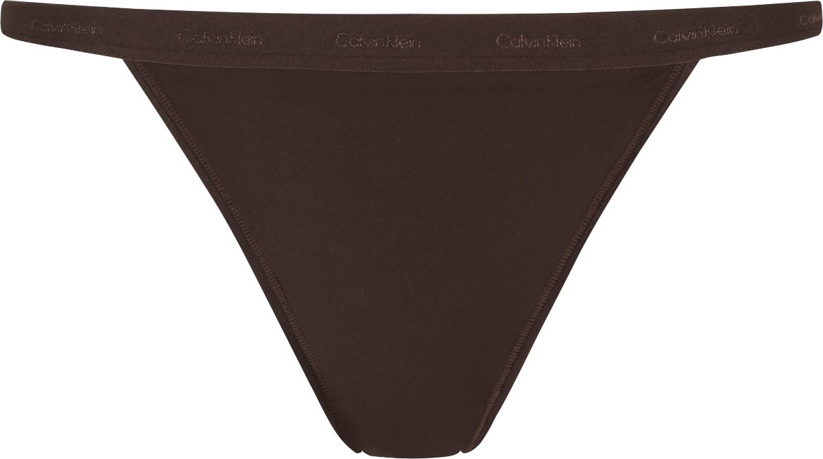 Calvin Klein Underwear Kalhotky tmavě hnědá