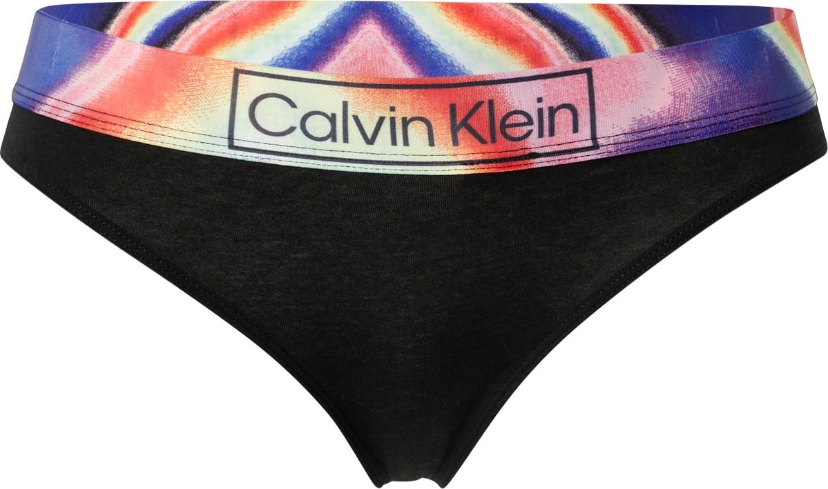 Calvin Klein Underwear Tanga mix barev / černá