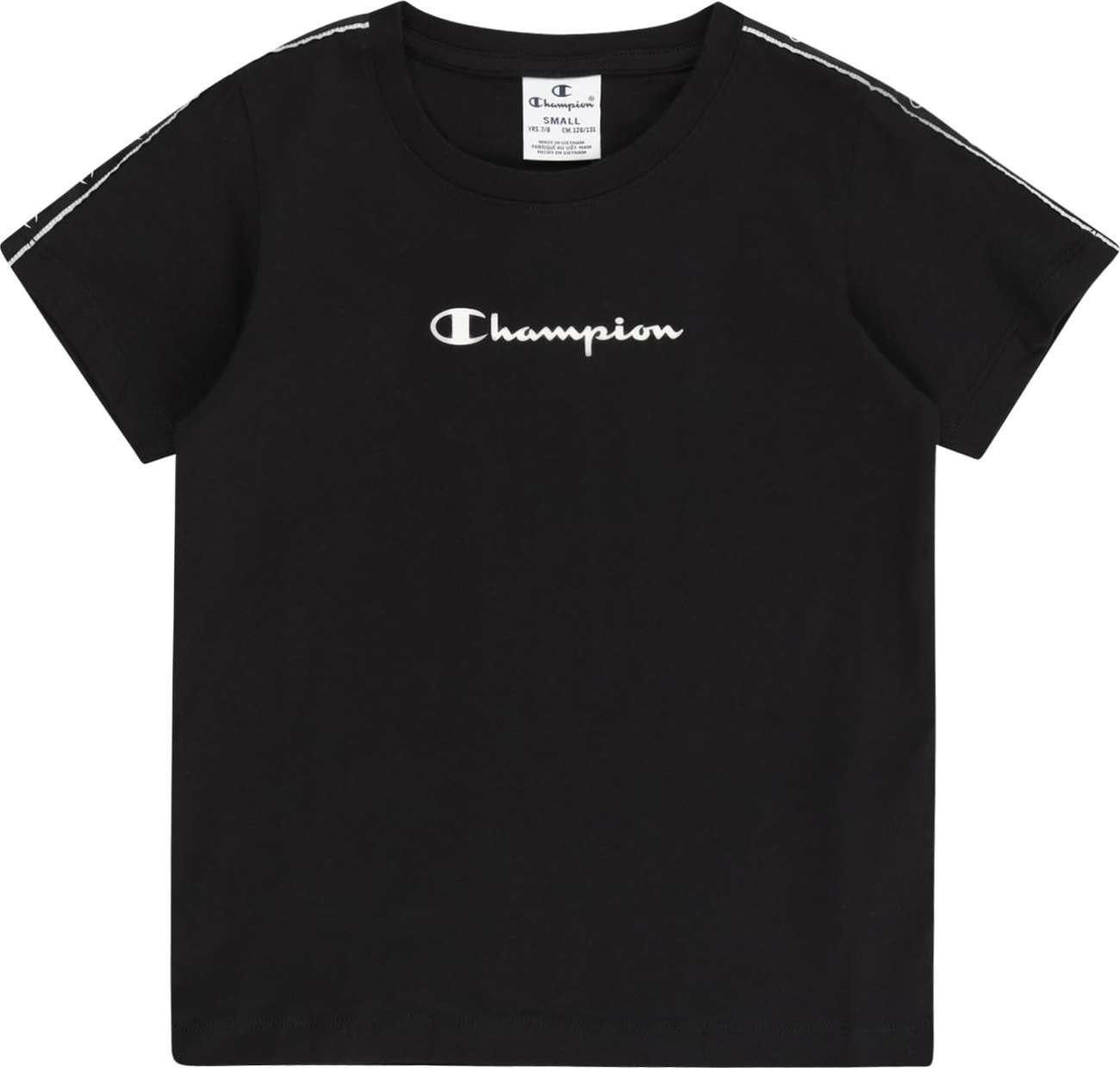 Champion Authentic Athletic Apparel Tričko černá / bílá