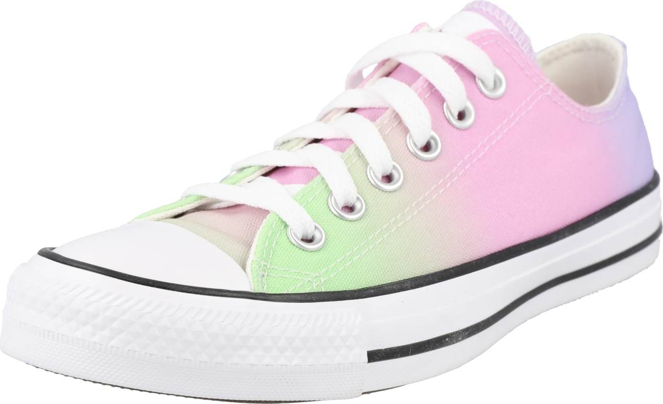 CONVERSE Tenisky 'Chuck Taylor All Star' světle zelená / světle fialová / světle růžová / bílá