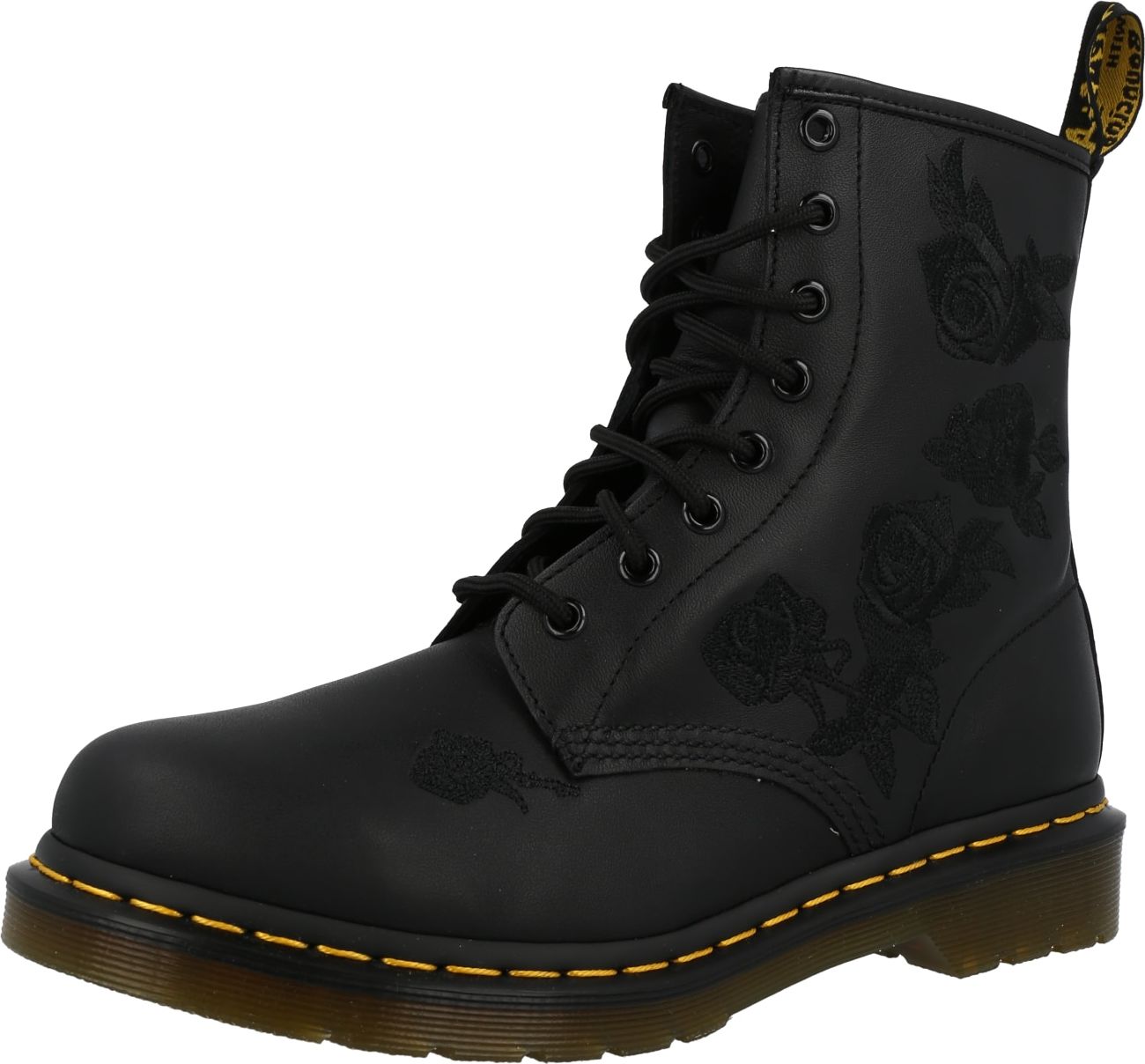 Dr. Martens Šněrovací kozačky černá