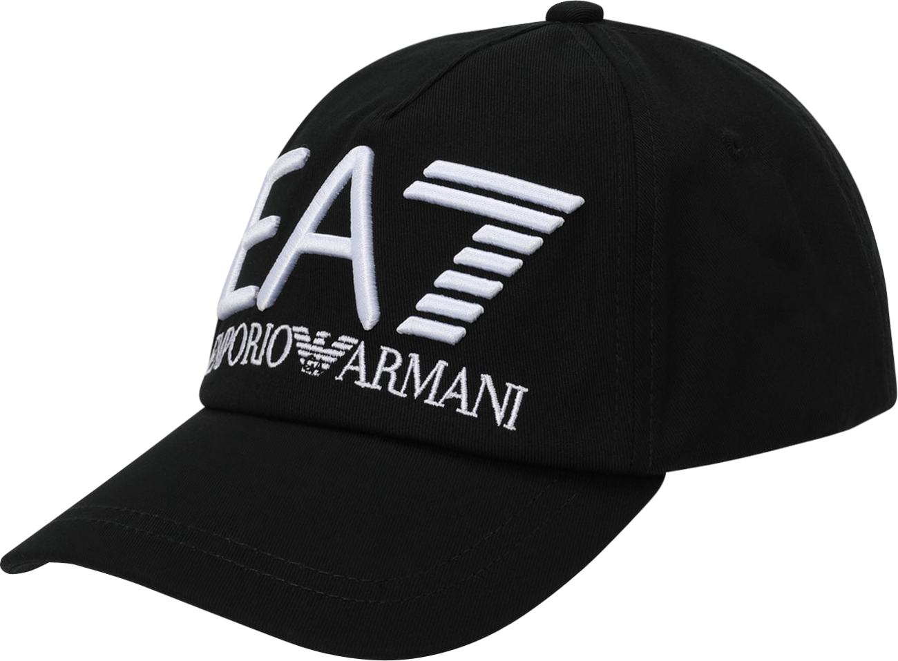 EA7 Emporio Armani Kšiltovka černá / bílá