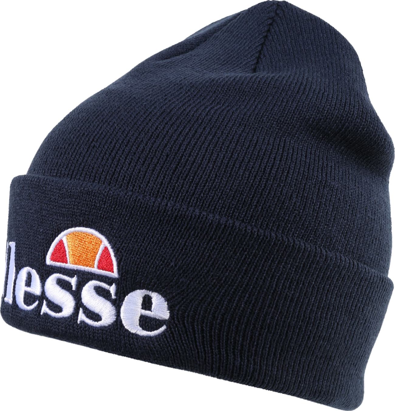 ELLESSE Čepice 'Velly' námořnická modř / oranžová / červená / bílá