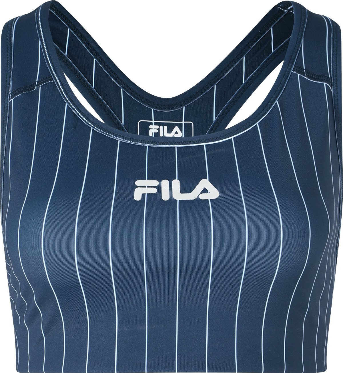 FILA Sportovní podprsenka 'Lea' aqua modrá / tmavě modrá / bílá