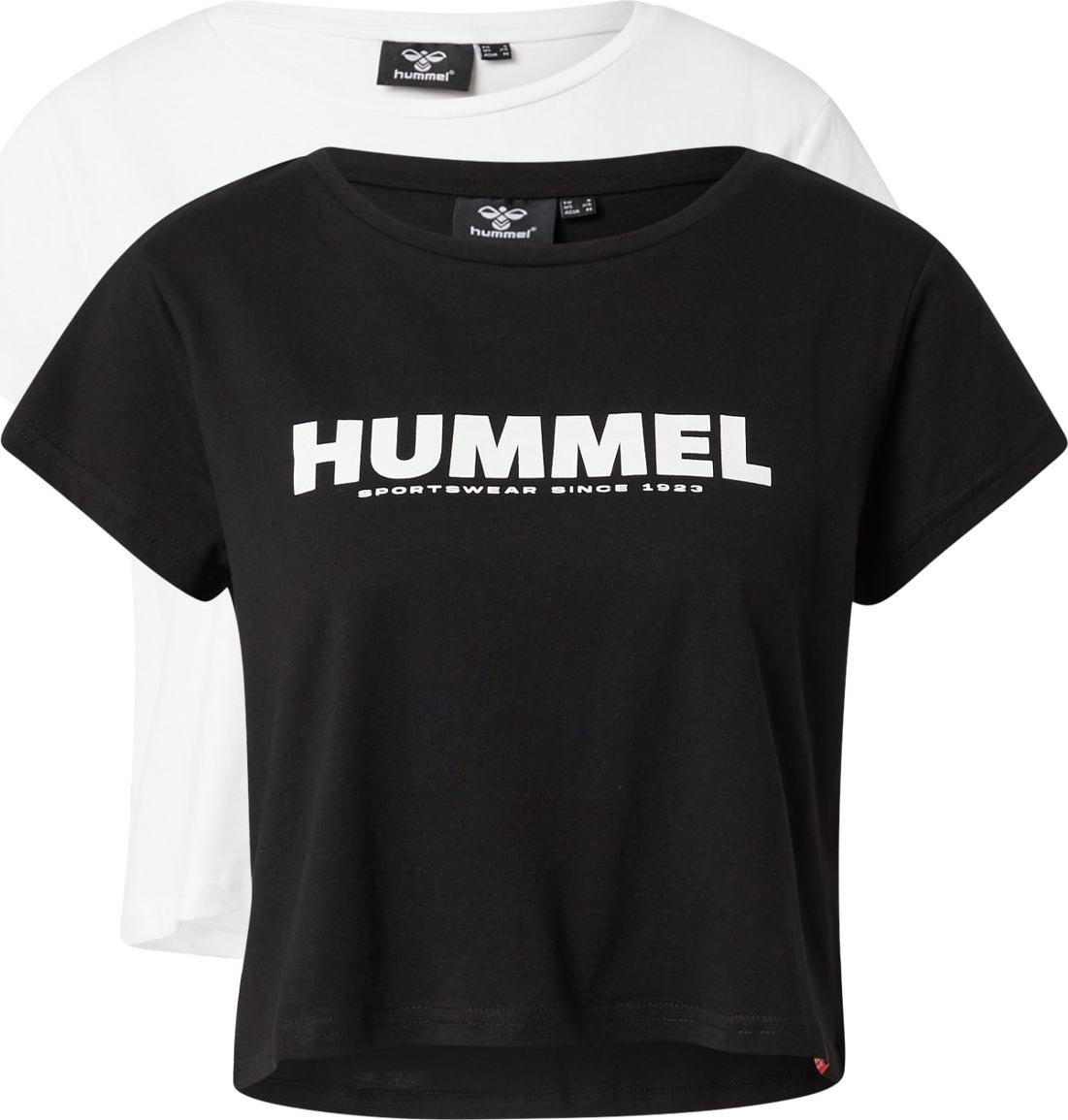 Hummel Funkční tričko růže / černá / bílá