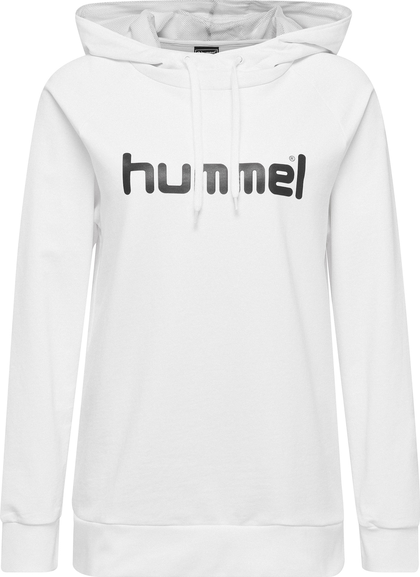 Hummel Sportovní mikina černá / bílá