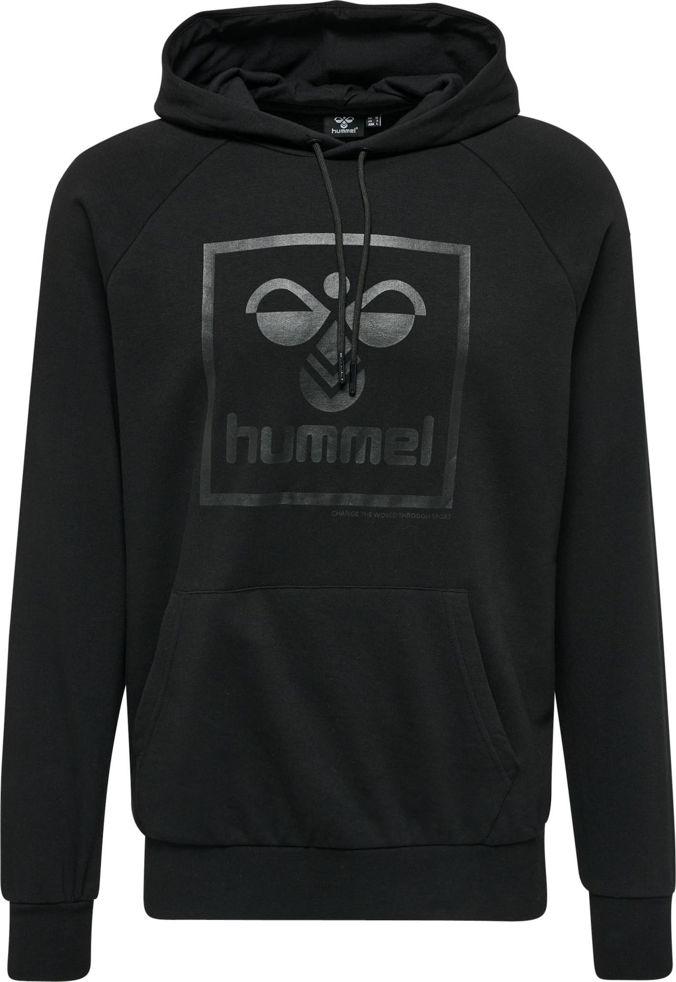 Hummel Sportovní mikina tmavě šedá / černá